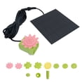 thumbnail image 1 of Amdohai Solar Powered Fountain with 9 Nozzles Watering Pond Pump Pool, 1 of 7