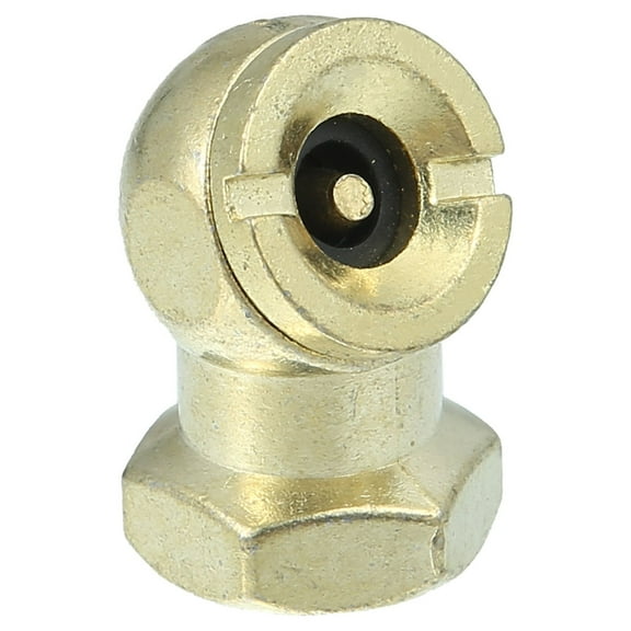 Unique Bargains Car 1/4" NPT Closed Flow Tire Chuck Tire Air Nozzle for Tire Inflator Gauge Air Compressor