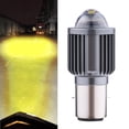 thumbnail image 2 of Bombillas LED Baoblaze para delanteros con lente impermeable BA20D Blanco amarillo, 2 of 8