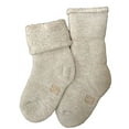 thumbnail image 2 of Lian LifeStyle Children's 1 Pair Wool Socks Plain Color 6M-12M (Beige), 2 of 4