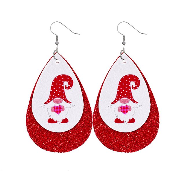 Pendientes colgantes con estampado geométrico Popular, decoraciones de regalo de aniversario, múltiples estilos diarios, colgante para colgar Ropa, zapatos y accesorios Miscelánea tipo 12 12 Qarigey AP010058-12