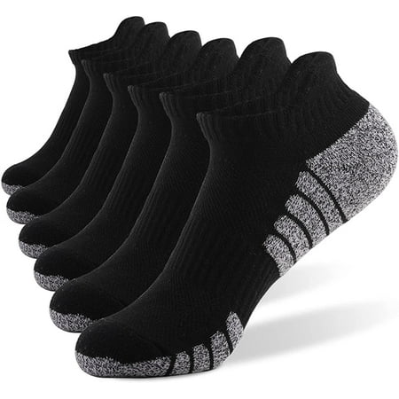 

Unisex Cycling Socks - 6 Pairs Breathable Anti Smell Running Athletic Socks | Breathable Moisture Wicking Socks for Men and Women