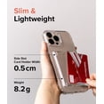 thumbnail image 5 of Ringke Side Slot Card Holder for Smartphone, Adhesive Slim Wallet ID Sleeve - Clear Mist, 5 of 11