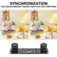 thumbnail image 5 of Global Shutter Synchronization Dual USB Camera Module 4MP 3840x1080 High Frame Rate 60fps with 80 Degree Lens/3.0mm, 5 of 5