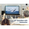 thumbnail image 3 of Emerson EHS-2050 37-inch Bluetooth Soundbar with Subwoofer and Remote Control, Black, 3 of 12