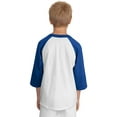 thumbnail image 3 of Sport-Tek Men's 3/4 Raglan Sleeves Colorblock Jersey, 3 of 5