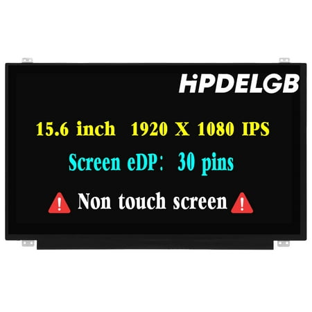 HPDELGB Screen Replacement 15.6" for ASUS Vivobook PRO N552VW-FW Series LCD Digitizer Display Panel FHD 1920x1080 IPS 30 pins Non-Touch Screen