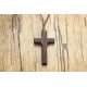 thumbnail image 5 of Regalo colgante de cruz de madera hecho a mano simple vintage para hombres mujeres, 5 of 5