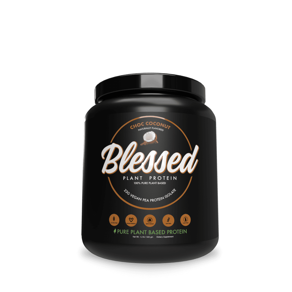 Blessed PlantBased Protein 23 Grams, All Natural VeganFriendly Protein Powder