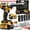 1*4.0Ah Wrench Set PRO BOX, variant on DGB Cordless Impact Wrench, High Torque Rechargeable Power Tool for Automotive Tire Changes and Fastening Repairs