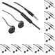 thumbnail image 3 of sweethay Auriculares con cable antirruido para dormir Auriculares intrauditivos con cancelación de ruido para hoteles Sala de estar Individual 3.5mm Solo 3.5 mm negro 10piezas, 3 of 4