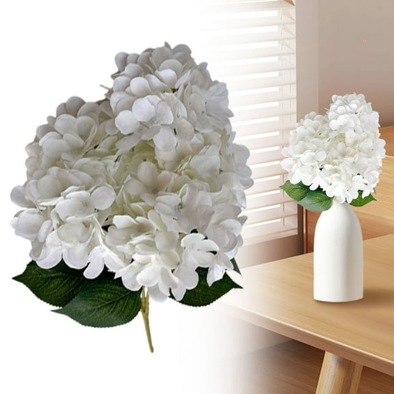 EZPXFCI Large Artificial Hydrangea Flowers - Realistic Blooms | Perfect for Home Decor, Indoor Wedding Bouquets, Kitchen Centerpiece & Table Decorations
