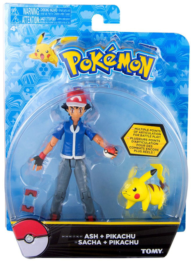 Ash Ketchum and Pikachu Battle Action Figure Pokemon 