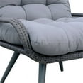 thumbnail image 4 of Furniture of America Roche Patio Chair in Gray (Set of 2), 4 of 4