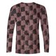 thumbnail image 4 of Blusas y camisas de manga larga con cuello redondo para hombre, camisetas casuales con estampado de moda, blusas de manga larga con cuello redondo, blusas para hombre, blusa de poliéster, 4 of 5