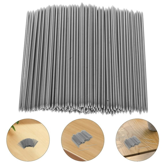 GOOHOCHY 200pcs Metal Felting Doll Display Needle Crochet Doll Stand Accessories Action Figure Support Bracket Needle Replacement for Doll Display