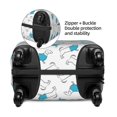thumbnail image 4 of Daiia Dachshund Dog Puppy Luggage Cover, Thickened Washable Travel Luggage Covers, Elastic Unique Baggage Covers for 18-20 inch Luggage-Small, 4 of 9