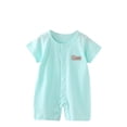 thumbnail image 1 of Rompers Baby Spring New Onesie Newborn Climbing Clothes Short Sleeve Thin Ha Clothes Bag Fart Clothes, 1 of 1