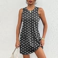 thumbnail image 3 of Drses Sleeveless Dress for Women Summer Women's Fashion Casual Comfort Sexy Printing Pocket Sleeveless Round-Neck Dress Sundress for Women 2024, 3 of 6