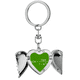thumbnail image 1 of Llavero de alas de ángel en forma de corazón, 1 of 3