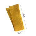 thumbnail image 5 of Soumake 1 Pair Autumn Winter Women Wrist Gloves Solid Color Half Finger Stretchy Knitting Fingerless Mittens with Thumb Hole for Outdoor, 5 of 8