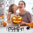 thumbnail image 2 of Halloween Pumpkin Carving Set Stainless Steel Mould Baking Tool DIY Pumpkin Lamp Carving Tool, 2 of 6