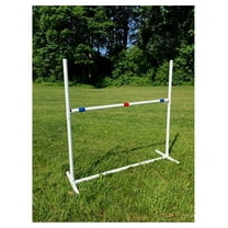 Dog Agility Bar Jump, Exercise Hurdles Backyard Agility Equipment with Adjustable bar and Dog Agility Jump Cups