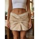 thumbnail image 5 of Minifalda de piel sintética para mujer, a la moda, informal, de color liso, de talle bajo, ideal para salir., 5 of 9