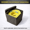thumbnail image 2 of Real Hose Storage Outdoor Garden Hose Storage Holder, Decorative Garden Hose Storage Box, Storage for Garden Tools, Garden Hose, Lawn and Garden Products, 200ft Hose Capacity, 2 of 8