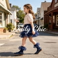 thumbnail image 4 of TELOLY 3Pairs Kids Socks,4-6 Years Old Ruffle Socks,3D Anti-Slip Heel Lace Socks,Combination3, 4 of 7