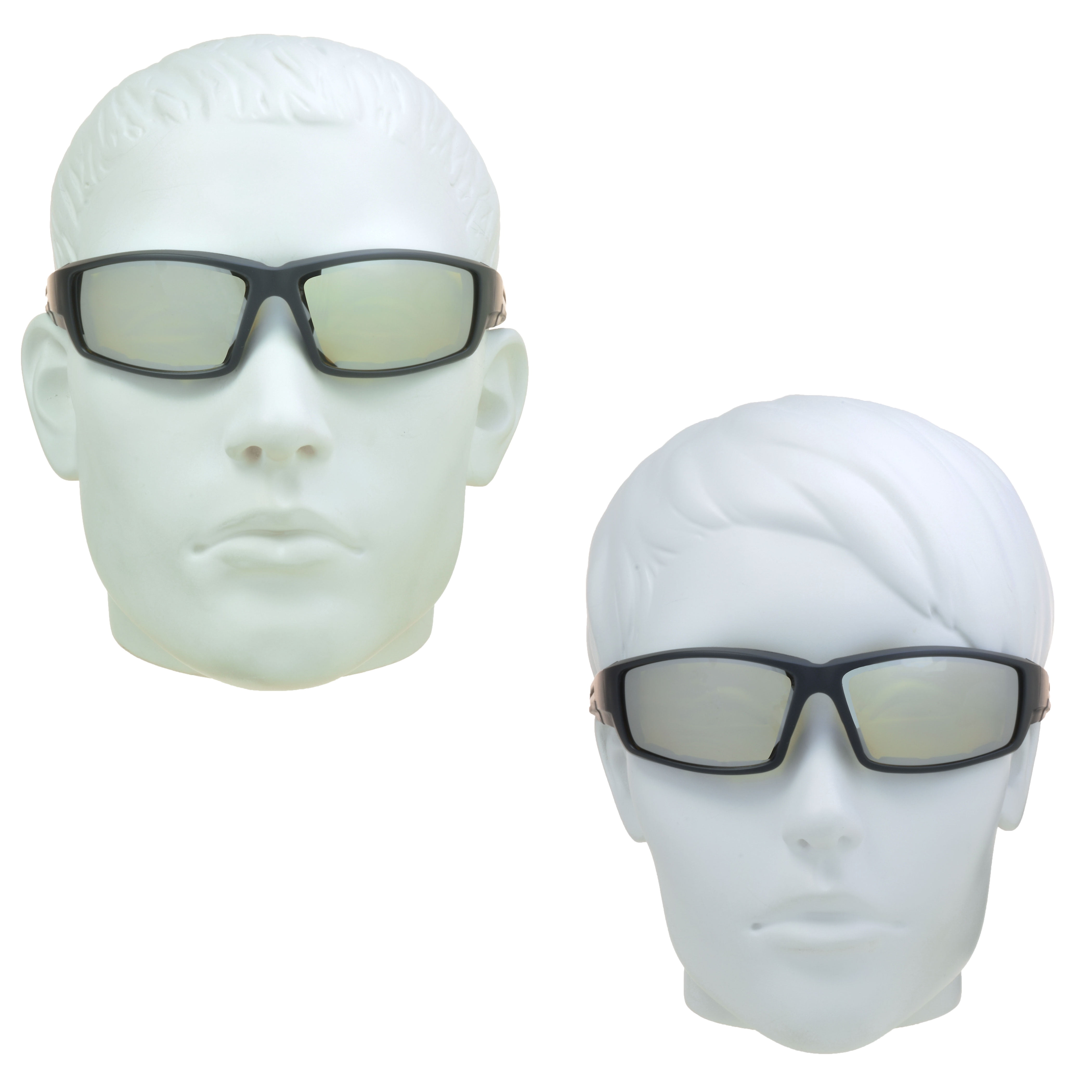 Bikershades Motorcycle Riding Foam Padded Sunglasses Men'S Biker Goggles Tinted Yellow Lens Wind Proof