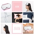 thumbnail image 4 of Unique Bargains 2-Pack Silk Pillowcase Eye Cover Set Gray King, 4 of 8