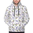 thumbnail image 3 of Zufioo Monkey Submarine Captain Design Fleece Comfortable Hoodie for Mens,Sweatshirt for Men,Pullover Hooded Sweatshirt for Men -Large, 3 of 5