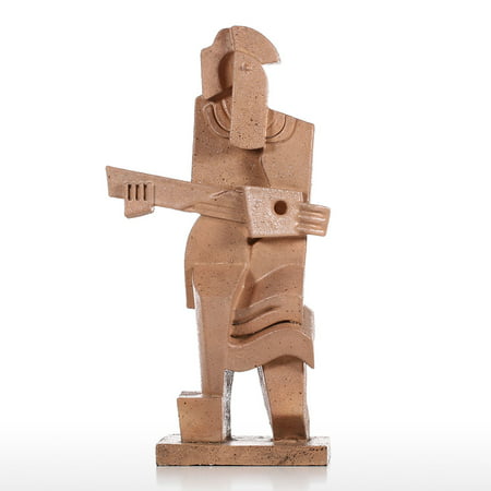 Guitar Player Creative Home Decoration Sandstone Texture Feeling Crafts Abstract Character Sculpture Living Room