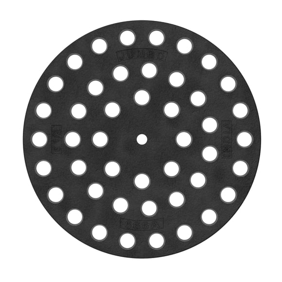 Couvercle de Drain de Sol Passoire JUMBO Fonte 16.5cm Rond