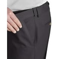 thumbnail image 3 of Oak Hill by DXL Men's Big and Tall Waist-Relaxer Flat-Front Microfiber Pants- New Improved Fit, Grey, 56W X 30L, 3 of 6