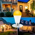 thumbnail image 6 of TGMOLD Dusk-to-Dawn Light A19 LED Bulbs, 12watt Yellow 2000Kelvin Light 100W Equivalent E26 Light Sensor Light, 1000lm High Brightness LED Bulbs, for Garden Porch Decoration Light 2 Pack, 6 of 7