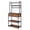 Brown - Shape2, variant on Ktaxon 5-Tier Kitchen Bakers Rack with Drawer and 10 Hooks, Industrial Microwave Oven Stand, Free Standing Kitchen Island Cart Storage Shelf Organizer, Rustic Brown