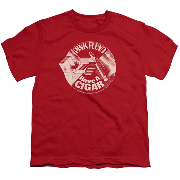 Pink Floyd Just A Cigar Youth 18/1 T-Shirt Red