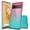 Pink/Teal, variant on Google Pixel 6 Pro Case, Rosebono Hybrid Glitter Sparkle Transparent Colorful Gradient TPU Skin Cover Case For Google Pixel 6 Pro (Blue/Pink)