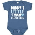 thumbnail image 3 of Inktastic Daddy's Little Tax Deduction Blue Hearts Boys or Girls Baby Bodysuit, 3 of 5