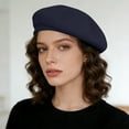 thumbnail image 2 of RXMEKW Knit Beanie for Women and Men with Drawstring Solid Color Polyester Fleece Lined Cap, 2 of 3