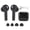 Black, variant on J8 Smart Language Translator Earbuds, Noise Canceling 144 Languages Online Real-Time Translation Bluetooth Wireless In-Ear Headphones for Business Travel, Black (10 in / 25.4 cm)