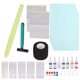 thumbnail image 1 of Bolígrafo tradicional para tatuar Agujas de acero inoxidable Tinta para tatuajes de 7 colores Kit completo de suministros para tatuar manuales Verde, 1 of 10