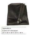 thumbnail image 4 of Mosiee Puppy Fence Top Pad Pet Playpen Cover Black Octagonal W24Inch High Quality, 4 of 9