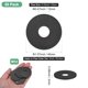 thumbnail image 3 of Uxcell 20-Pack Arandelas Planas de Nylon M12 12mm ID 40mm OD 2mm Grosor Espaciador de Sellado Junta Anillo Negro, 3 of 6
