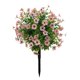 thumbnail image 2 of Artificial Flower Garden Estaca Faux Greenery Arbustos de 24 "Planta artificial para al aire libre Decoración del hogar fuera del hogar rosa, 2 of 8