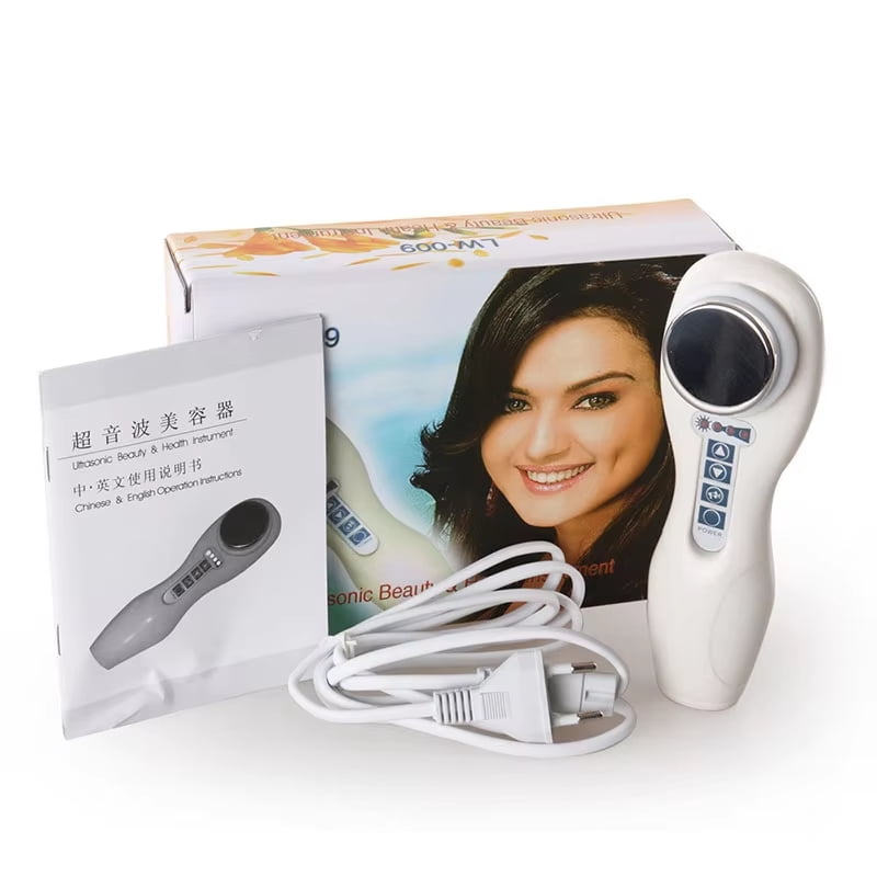 Handheld Ultrasonic Face Massager – Micro-Vibration & Deep Care, 2 Intensity Levels, Portable Home Skin Care Device