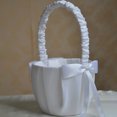 thumbnail image 7 of Travelwant Wedding Flower Girl Baskets, Satin Bowknot Flower Baskets Pearl Collection, 7 of 7