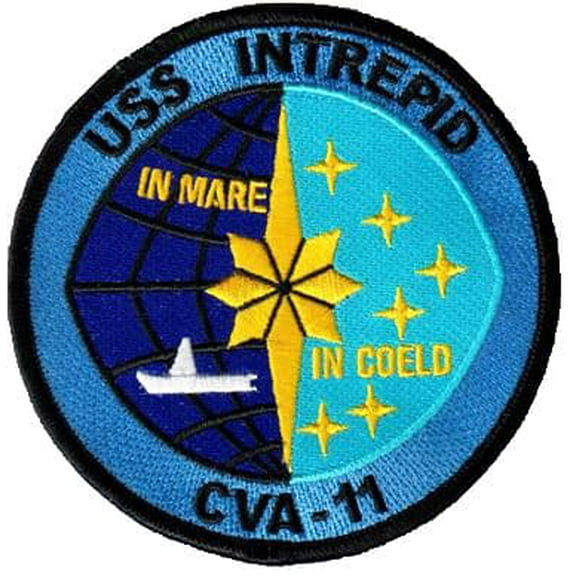 USS Intrepid (CVA-11) Patch – Sew On, 4 inch